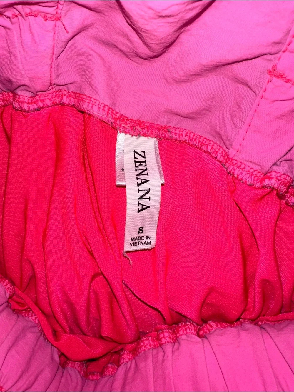 Zenana Outfitters Hot Pink High-Waist Elastic Shorts